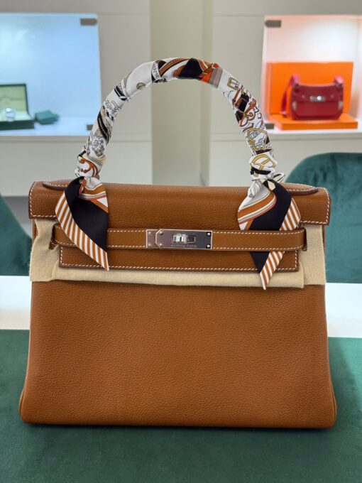 Hermes Sac Kelly II retourne 28 veau  Pellame barenia NUOVA 2025 - Image 8