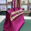 24da14e7-8095-4429-8f2d-f2d3e3f428a0 Hermès Birkin 30 retourne veau pellame Togo NUOVA 2020 seriale Y color bubble