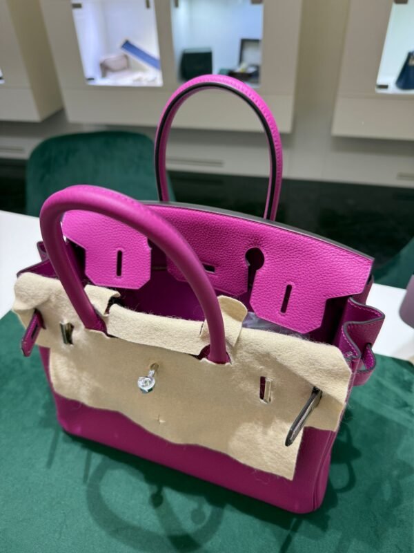 35089d2c-ae0f-4d91-bb56-2a4838539b13 Hermès Birkin 30 retourne veau pellame Togo NUOVA 2020 seriale Y color bubble