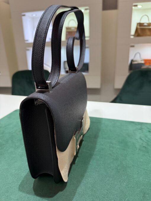 Hermès Sac Costance 1-24 veau epsom 89 noir  Nuova 29 Maggio 2025 seriale K - Image 3
