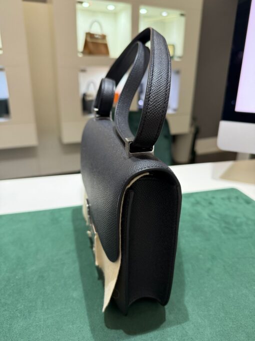 Hermès Sac Costance 1-24 veau epsom 89 noir  Nuova 29 Maggio 2025 seriale K - Image 4