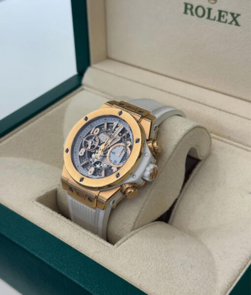 Hublot Big Bang Unico King Gold White del 2021 rose gold full set top condition con documenti - Image 2
