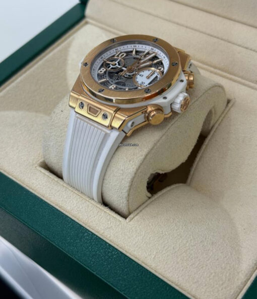 Hublot Big Bang Unico King Gold White del 2021 rose gold full set top condition con documenti - Image 3