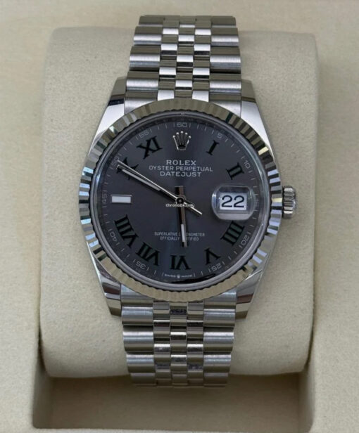 Rolex Datejust 36 NUOVO Wimbledon 2025 Italia Aprile Jubilee full set con documenti e scatola