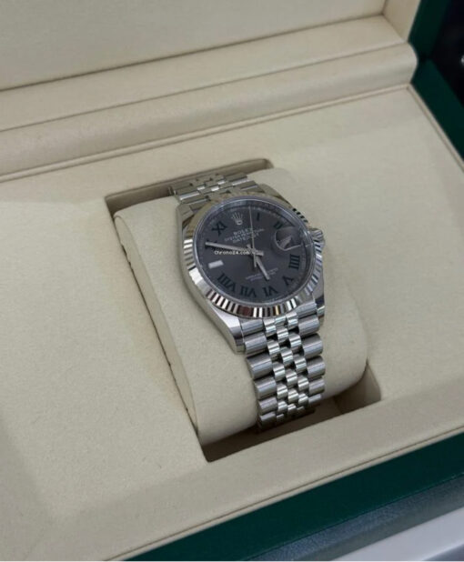 Rolex Datejust 36 NUOVO Wimbledon 2025 Italia Aprile Jubilee full set con documenti e scatola - Image 4
