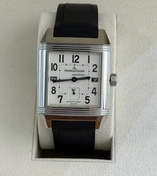 Jaeger-LeCoultre Reverso Squadra Hometime 35mm del 2007 Italia quadrante bianco full set ref 7008420