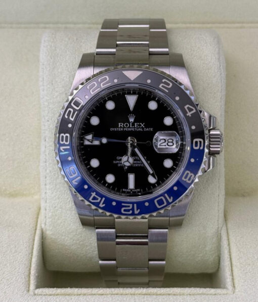 Rolex GMT-Master II Batman del 2014 full set top condition con documenti e scatola Rolex