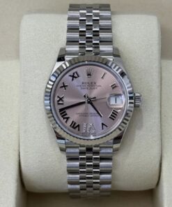 Rolex Datejust 31 NUOVO 2025 quadrante pink in diamanti ore 6 Jubilee full set con documenti