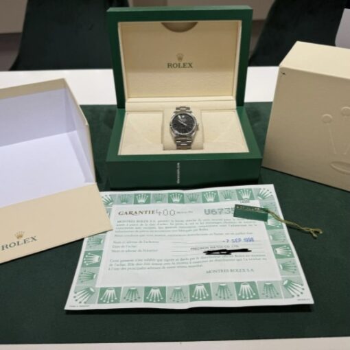 Rolex Air King 34mm nero del 1998 senza fori full set top condition con documenti e scatola - Image 2