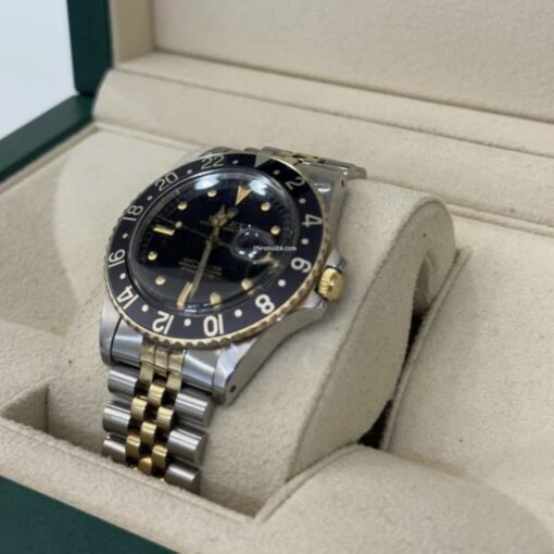 Rolex GMT-Master jubilee acciaio oro vintage vetro plexiglass del 1980 top condition con scatola - Image 3