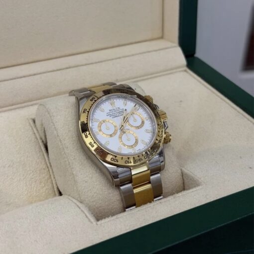 Rolex Daytona bianco white del 2018 italiano full set top condition con documenti scatola Rolex - Image 3