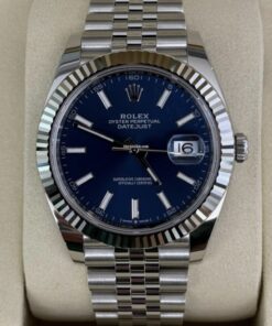 Rolex Datejust 41 Blu indici NUOVO 2025 Italia Jubilee full set con documenti e scatola