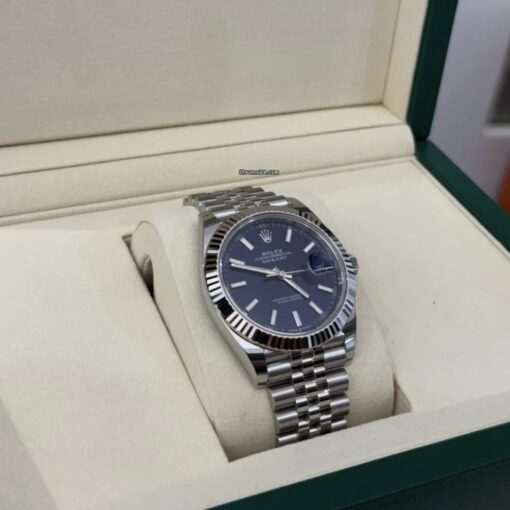 Rolex Datejust 41 Blu indici NUOVO 2025 Italia Jubilee full set con documenti e scatola - Image 2