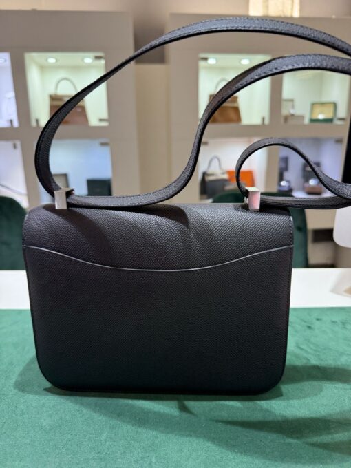 Hermès Sac Costance 1-24 veau epsom 89 noir  Nuova 29 Maggio 2025 seriale K - Image 8
