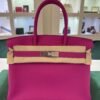 a53c6f86-31d2-42d1-8869-b91b06f90793 Hermès Birkin 30 retourne veau pellame Togo NUOVA 2020 seriale Y color bubble