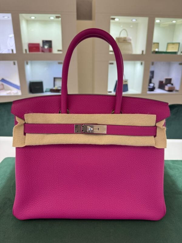 a53c6f86-31d2-42d1-8869-b91b06f90793 Hermès Birkin 30 retourne veau pellame Togo NUOVA 2020 seriale Y color bubble
