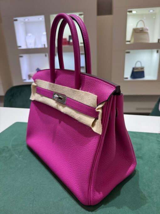 Hermès Birkin 30 retourne veau pellame Togo NUOVA 2020 seriale Y color bubble - Image 9