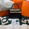 Herm&egrave;s Kelly 28 Sellier veau pellame Epsom NUOVA 2025 Maggio seriale K color NOIR nero