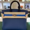 c9c1e155-f60d-4664-b885-358a24225521 Hermès Birkin 25 veau Epsom stampa K Nuova Giugno 2025 color ( tricolore )