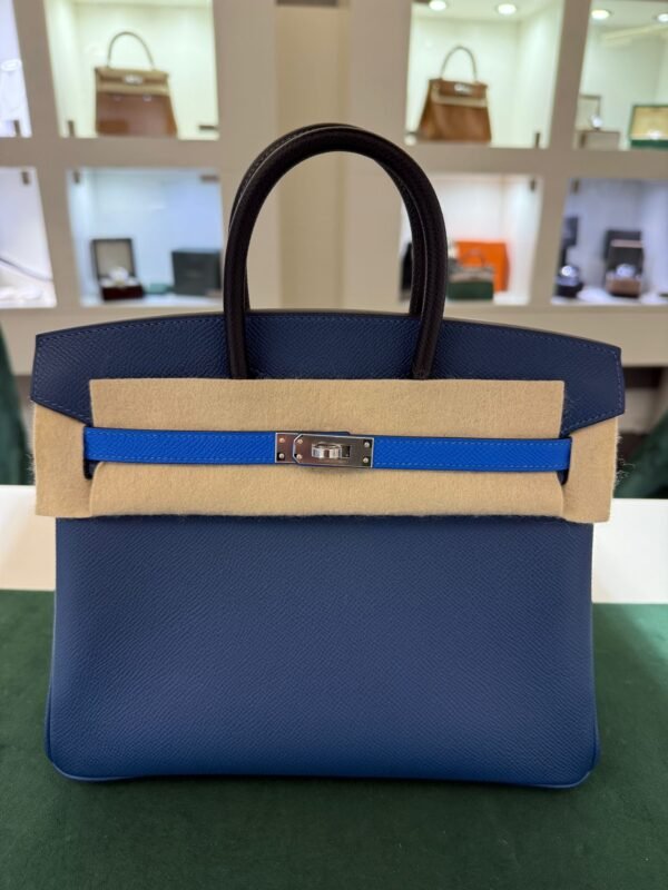 c9c1e155-f60d-4664-b885-358a24225521 Hermès Birkin 25 veau Epsom stampa K Nuova Giugno 2025 color ( tricolore )