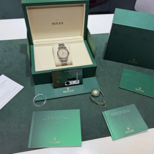 Rolex Oyster Perpetual 34 Beige dial NEW MODEl 2025 Giugno NUOVO full set con documenti scatola - Image 3