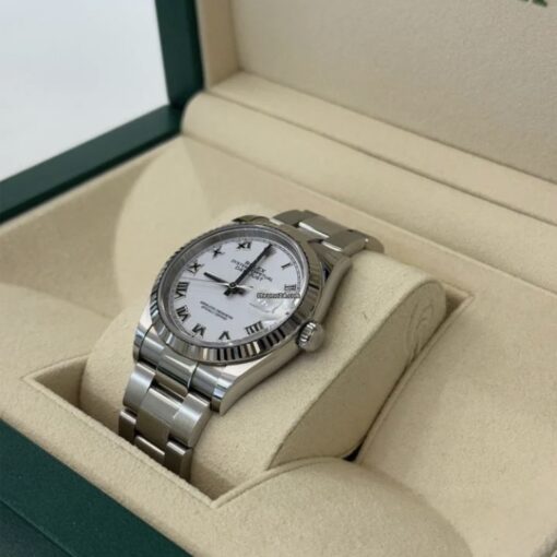 Rolex Datejust 36 bianco white del 2021 oyster full set top condition con documenti e scatola - Image 5