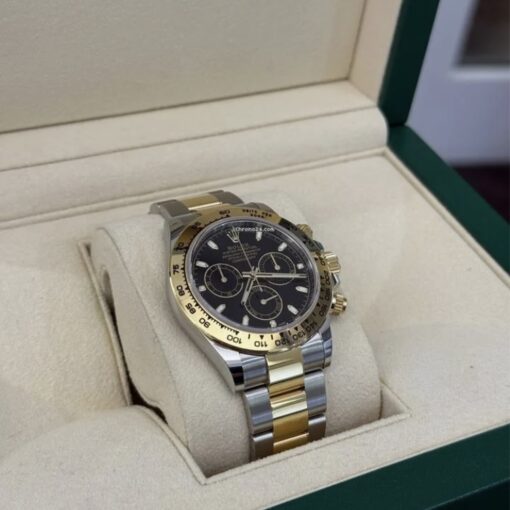 Rolex Daytona acciaio oro nero del 2021 card verde full set top condition con documenti scatola - Image 3