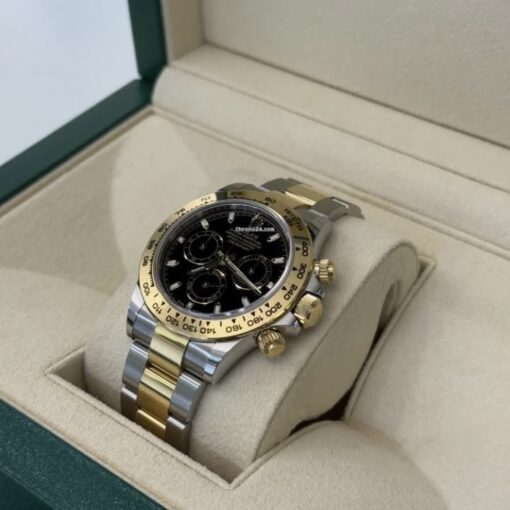 Rolex Daytona acciaio oro nero del 2021 card verde full set top condition con documenti scatola - Image 5
