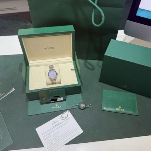 Rolex Oyster Perpetual 31 Lavender lavanda NEW MODEL 2025 NUOVO Italia full set con documenti - Image 2