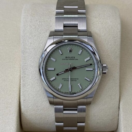 Rolex Oyster Perpetual 31 Pistachio NEW MODEL 2025 NUOVO Italia full set con documenti