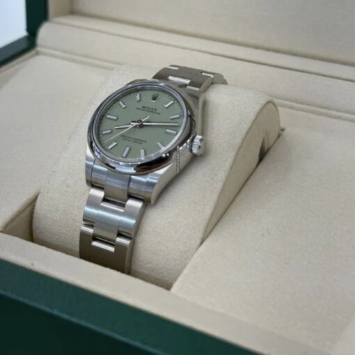 Rolex Oyster Perpetual 31 Pistachio NEW MODEL 2025 NUOVO Italia full set con documenti - Image 5