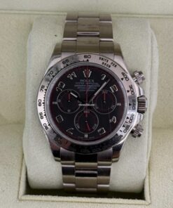 Rolex Daytona gold racing dial del 2005 in oro bianco gold white top condition con scatola Rolex