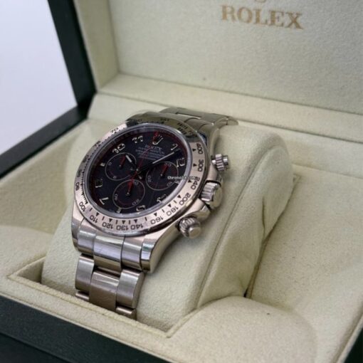 Rolex Daytona gold racing dial del 2005 in oro bianco gold white top condition con scatola Rolex - Image 3