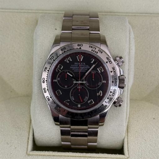 Rolex Daytona gold racing dial del 2005 in oro bianco gold white top condition con scatola Rolex - Image 4