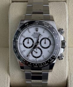 Rolex Daytona ceramica NUOVO 2024 Italia PANDA WHITE full set con documenti e scatola Rolex