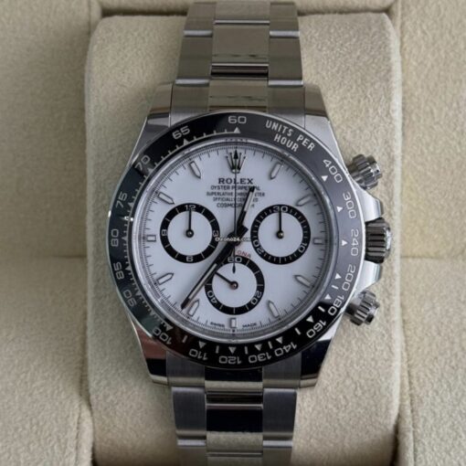 Rolex Daytona ceramica NUOVO 2024 Italia PANDA WHITE full set con documenti e scatola Rolex