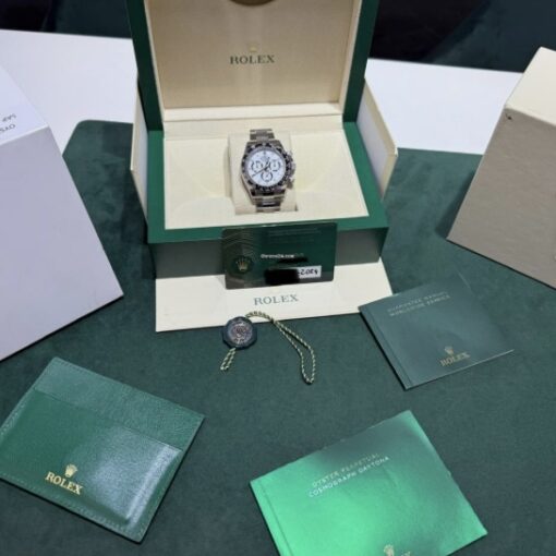 Rolex Daytona ceramica NUOVO 2024 Italia PANDA WHITE full set con documenti e scatola Rolex - Image 2