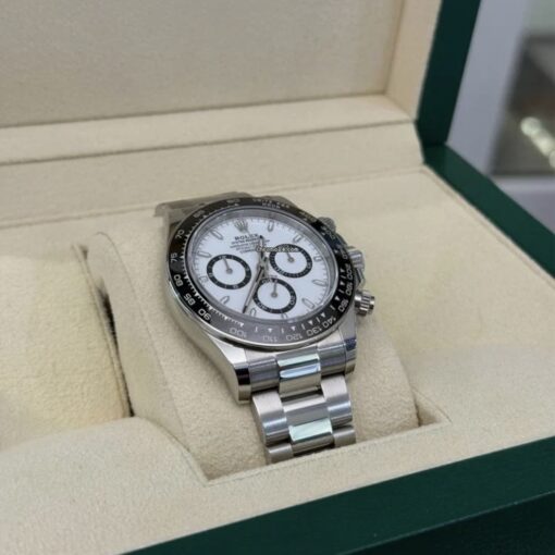 Rolex Daytona ceramica NUOVO 2024 Italia PANDA WHITE full set con documenti e scatola Rolex - Image 4