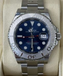 Rolex Yacht-Master 40 blu NUOVO 2019 Italia full stickers full pellicole full set con documenti