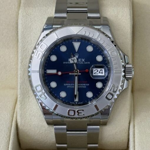 Rolex Yacht-Master 40 blu NUOVO 2019 Italia full stickers full pellicole full set con documenti