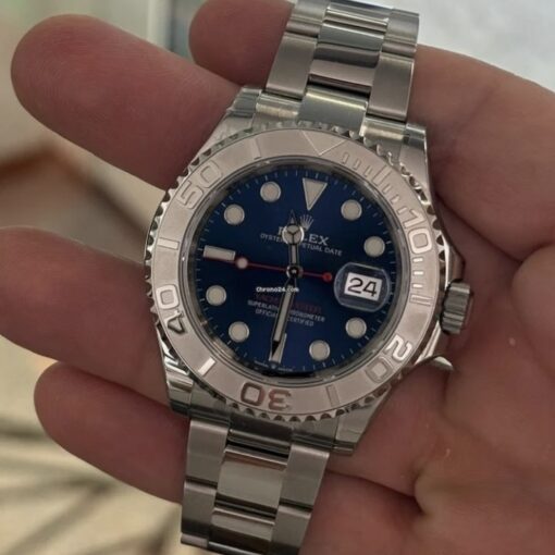 Rolex Yacht-Master 40 blu NUOVO 2019 Italia full stickers full pellicole full set con documenti - Image 4