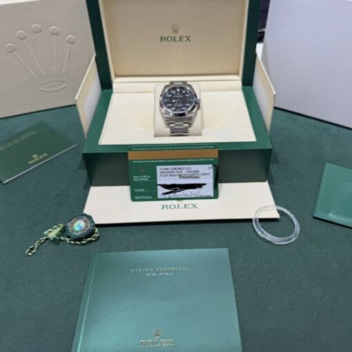 Rolex Air King 39mm NUOVO full stickers full pellicole del 2017 Italia full set con documenti - Image 2