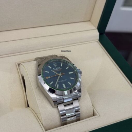 Rolex Milgauss blu NUOVO full stickers full pellicole full set del 2020 card verde Italia - Image 4