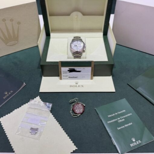 Rolex Daytona WHITE APH del 2010 chiusura lunga RRR full set top condition con documenti scatola - Image 2