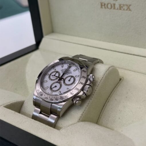 Rolex Daytona WHITE APH del 2010 chiusura lunga RRR full set top condition con documenti scatola - Image 3