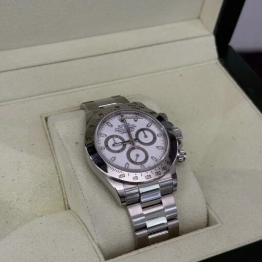 Rolex Daytona WHITE APH del 2010 chiusura lunga RRR full set top condition con documenti scatola - Image 4