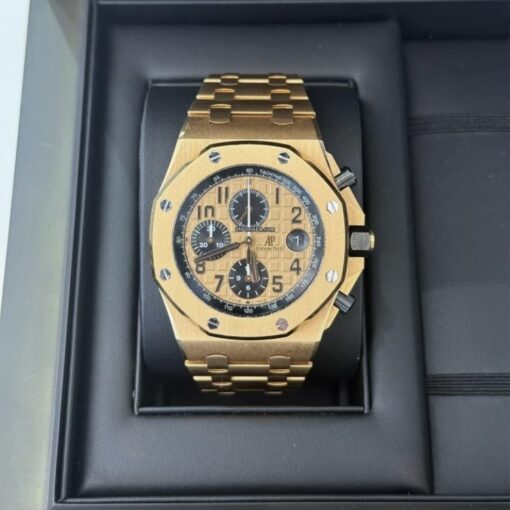 Audemars Piguet Royal Oak Offshore Chronograph 42mm rose gold full set top condition con documenti scatola - Image 4