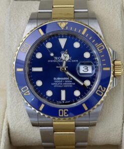 Rolex Submariner Date del 2020 card verde Italia full set acciaio oro blu full set top condition