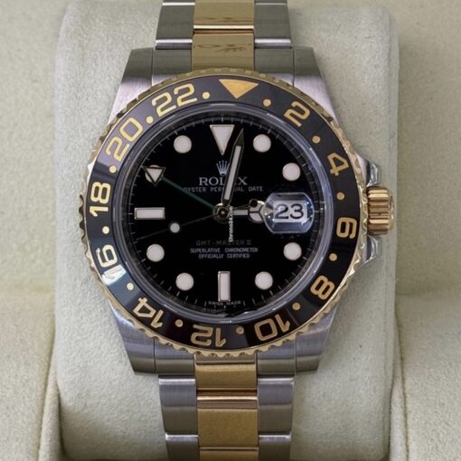 Rolex GMT-Master II del 2010 acciaio oro full set top condition con documenti e scatola Rolex