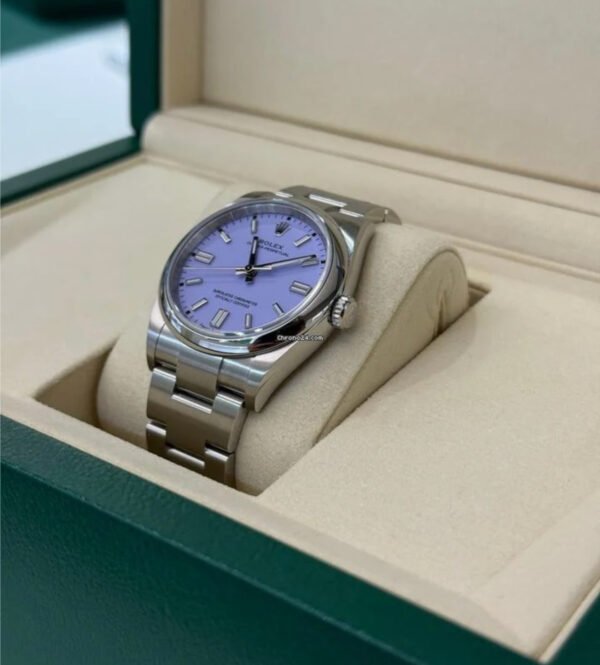 Rolex Oyster Perpetual 36 LAVANDA NUOVO 2025 Luglio Italia full set con documenti